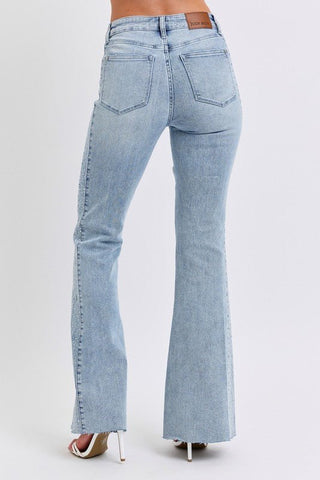 JUDY BLUE Bella Rhinestone Flare Jeans - Simply Me Boutique