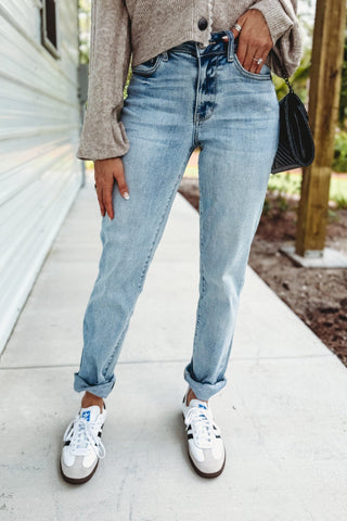 Judy Blue Billie Boyfriend Fit High Rise Jeans - Simply Me Boutique