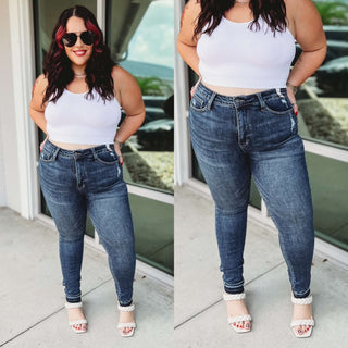 Judy Blue Destiny Tummy Control Dark Wash Jeans - Simply Me Boutique