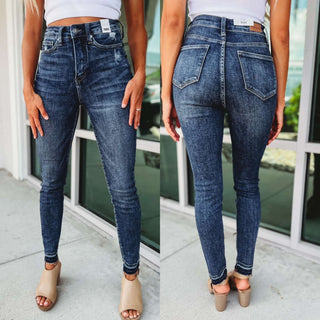 Judy Blue Destiny Tummy Control Dark Wash Jeans - Simply Me Boutique