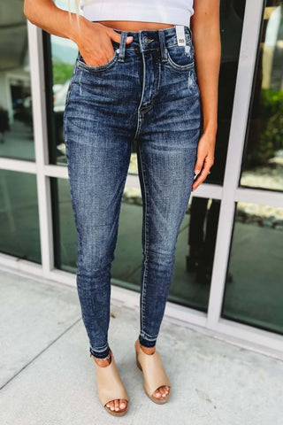 Judy Blue Destiny Tummy Control Dark Wash Jeans - Simply Me Boutique