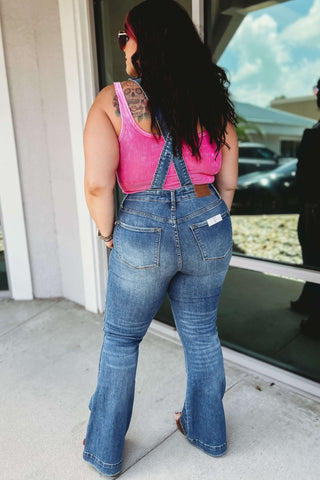 Judy Blue Penny Tummy Control Overalls - Simply Me Boutique