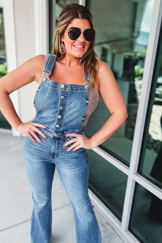 Judy Blue Penny Tummy Control Overalls - Simply Me Boutique