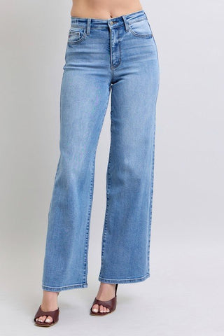 JUDY BLUE Sophia High Rise Wide Leg Jeans - Simply Me Boutique