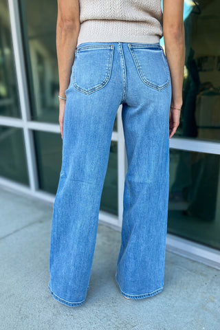 JUDY BLUE Sophia High Rise Wide Leg Jeans - Simply Me Boutique