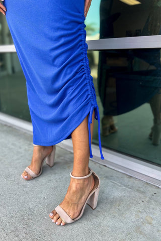 Just a Daydream Scoop Neck Side Tie Detail Midi Dress MORE COLORS! - Simply Me Boutique