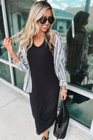 Just a Daydream Side Tie Maxi Dress MORE COLORS! - Simply Me Boutique