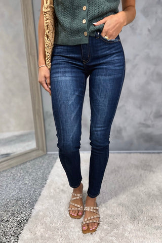 KANCAN A Perfect World Mid Rise Skinny Jeans - Simply Me Boutique