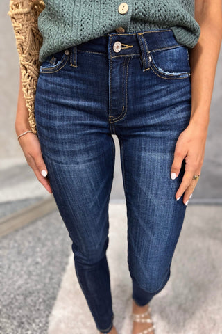 KANCAN A Perfect World Mid Rise Skinny Jeans - Simply Me Boutique