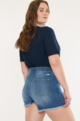Kancan Devon High Rise Denim Shorts - Simply Me Boutique