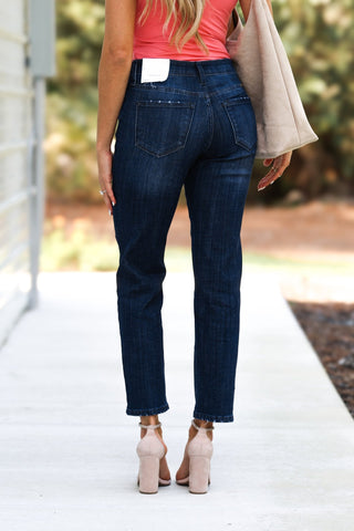 KANCAN Drew Mid Rise Boyfriend Jeans - Simply Me Boutique