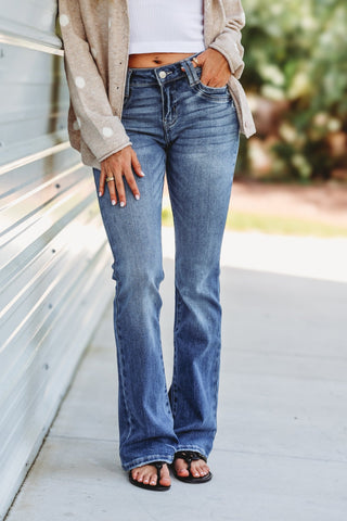 Kancan Evie Low Rise Bootcut Jeans - Simply Me Boutique