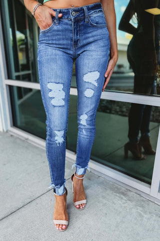 KanCan I Told You So Distressed Skinny Jeans - Simply Me Boutique