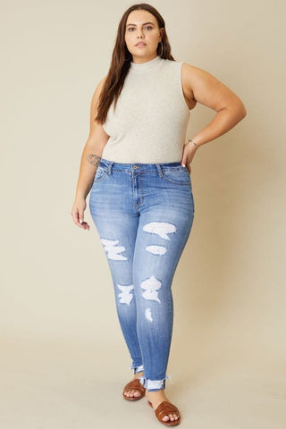 KanCan I Told You So Distressed Skinny Jeans - Simply Me Boutique