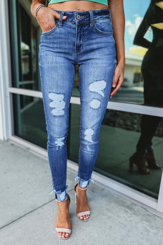 KanCan I Told You So Distressed Skinny Jeans - Simply Me Boutique