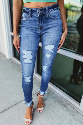 KanCan I Told You So Distressed Skinny Jeans - Simply Me Boutique