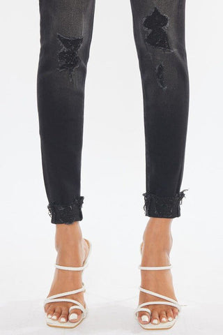 KanCan I Told You So Grey Skinny Jeans - Simply Me Boutique