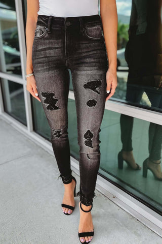 KanCan I Told You So Grey Skinny Jeans - Simply Me Boutique