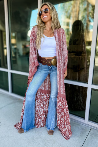 Kancan Kelsey Sharkbite Hem Flare Jeans - Simply Me Boutique