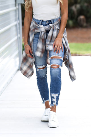 KANCAN Oh Hey There Jeans - Simply Me Boutique