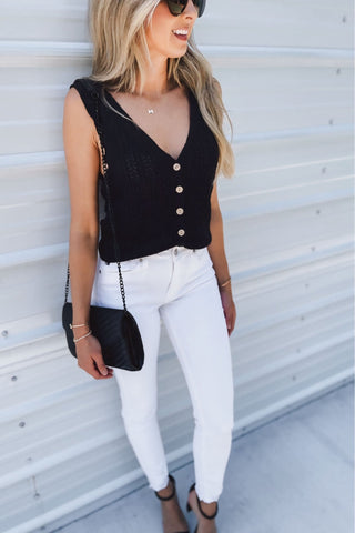 KANCAN Spring in Your Step Ankle White Skinny Jeans - Simply Me Boutique
