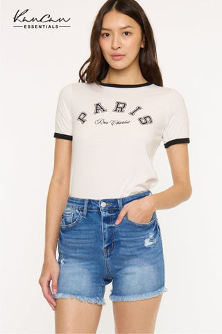 Kancan Sydney High Rise Denim Shorts - Simply Me Boutique