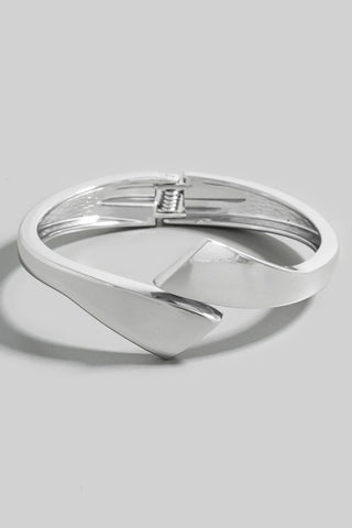 Layered Bang Hinge Bangle Bracelet (Gold, Silver) - Simply Me Boutique
