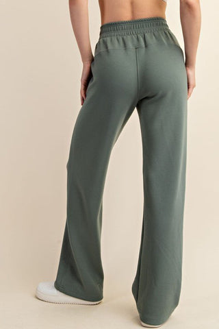 Luxe Scuba Straight Pants 2 COLORS! - Simply Me Boutique