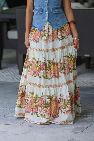 Magnolia Meadows Maxi Skirt - Simply Me Boutique