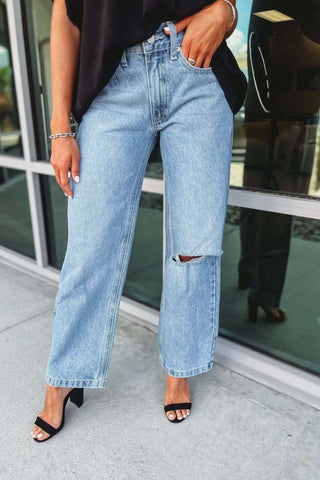 Mallory Straight Leg Jeans - Simply Me Boutique