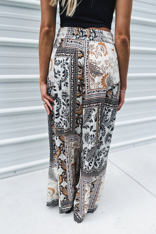 Meadow Song Boho Wide Leg Pants - Simply Me Boutique