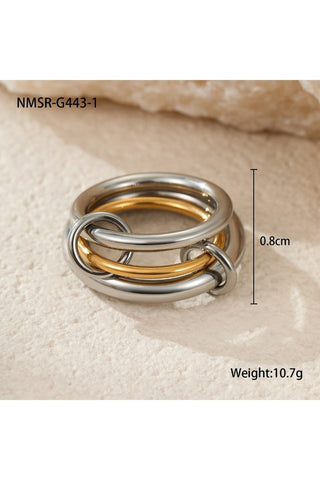 Mixed Metal Statement Rings - Simply Me Boutique