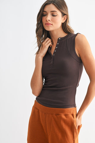 Must Have Micro Ribbed Tank 4 COLORS! - Simply Me Boutique