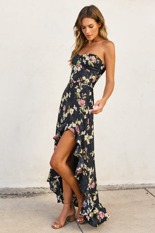 My Darling Asymmetrical Hem Maxi Dress - Simply Me Boutique