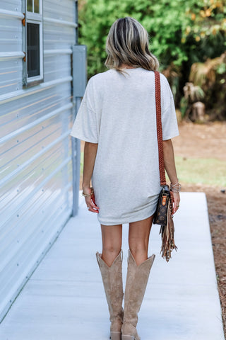 My First Rodeo Oversized Graphic Shirt Dress - Simply Me Boutique