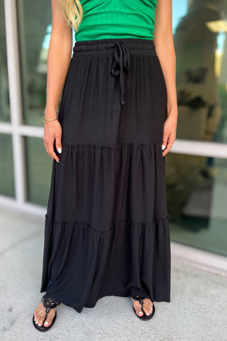 My Point of View Tiered Maxi Skirt - Simply Me Boutique