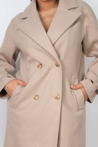 My Side of Town Oversized Belted Coat - Simply Me Boutique