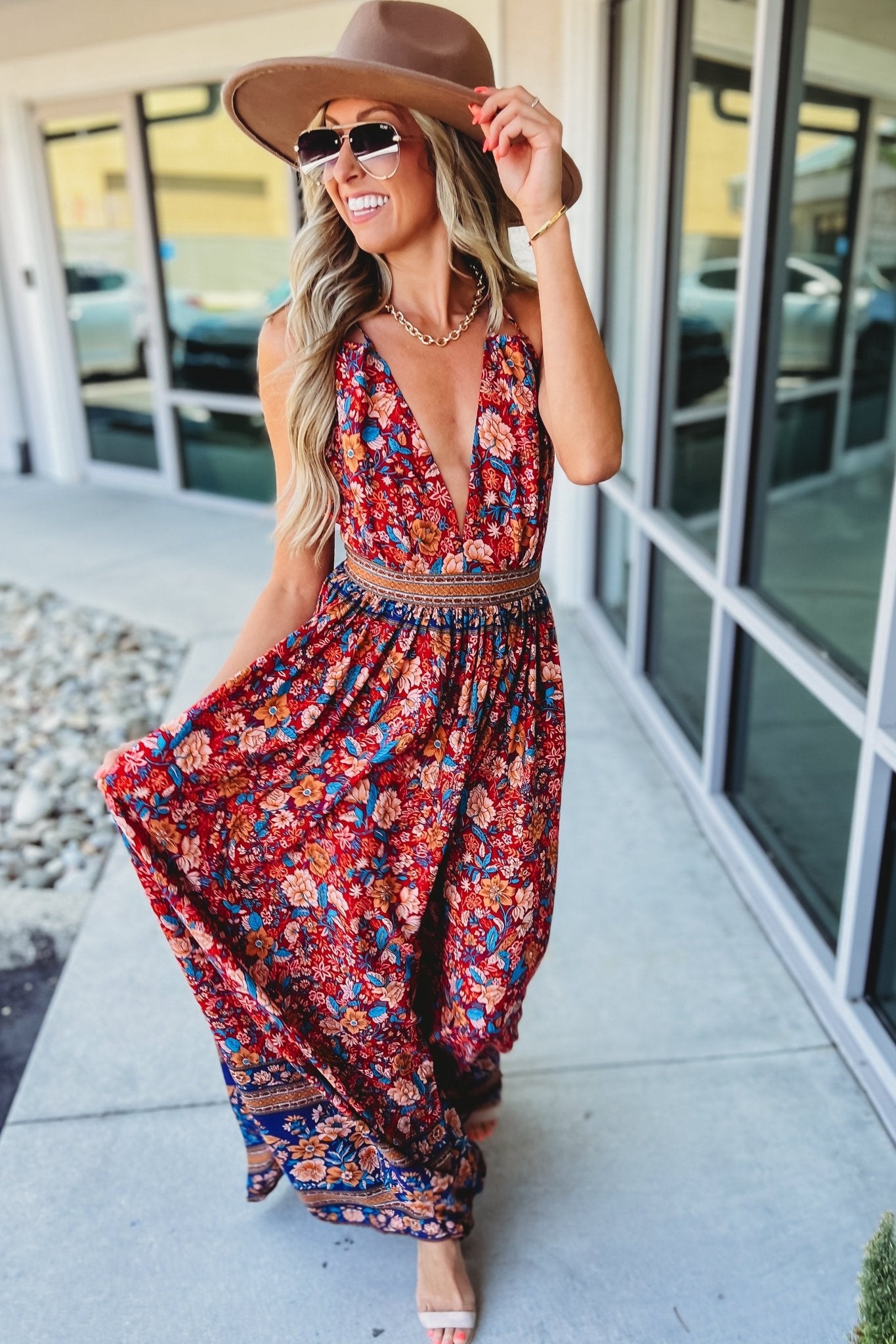 Never Look Back Rust Maxi Dress – Simply Me Boutique