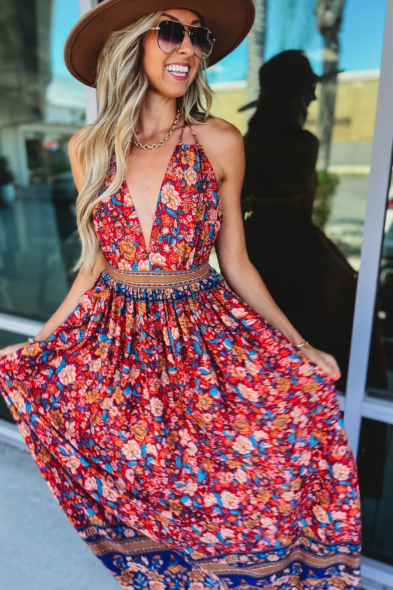 Never Look Back Rust Maxi Dress – Simply Me Boutique