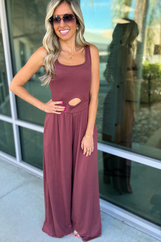 Night to Remember Cutout Jumpsuit 4 COLORS! - Simply Me Boutique
