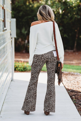 (Off White) Cozy Ease Boat Neck Balloon Sleeve Sweater - Simply Me Boutique