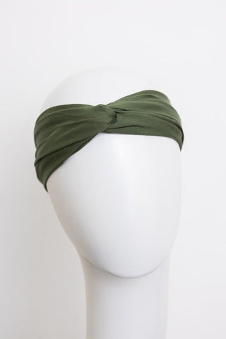 Olive Soft Twist Headband - Simply Me Boutique