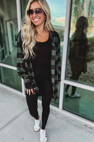 Out of the Woods Plaid Top 4 COLORS! - Simply Me Boutique