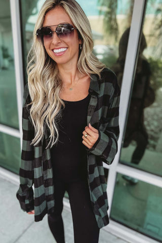 Out of the Woods Plaid Top 4 COLORS! - Simply Me Boutique