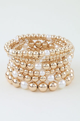 *Polished Beaded Bracelet Set - Simply Me Boutique