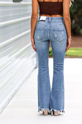 (PREORDER) Giselle High Rise Flare Jeans - Simply Me Boutique