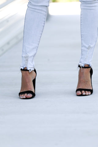 (PREORDER) KANCAN Anya Mid Rise Super Skinny Jeans Light Wash - Simply Me Boutique