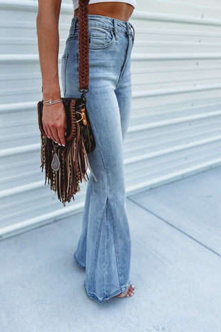 (PREORDER) KANCAN Brandi High Rise Flare Jeans - Simply Me Boutique