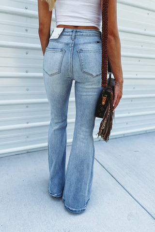 (PREORDER) KANCAN Brandi High Rise Flare Jeans - Simply Me Boutique