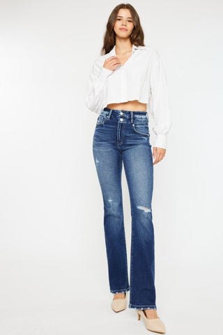 (PREORDER) KANCAN Dara High Rise Bootcut Jeans - Simply Me Boutique